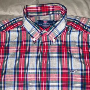 Men's Slim Fit Whale Shirt Button Down